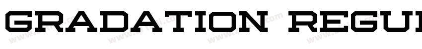 Gradation Regular字体转换 Gradation Regular字体转换